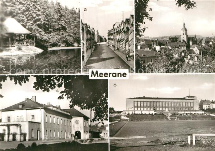 Meerane Stadtpark Steile Wand Bergstrasse Moeschlerweg Bahnhof Karl Liebknecht H