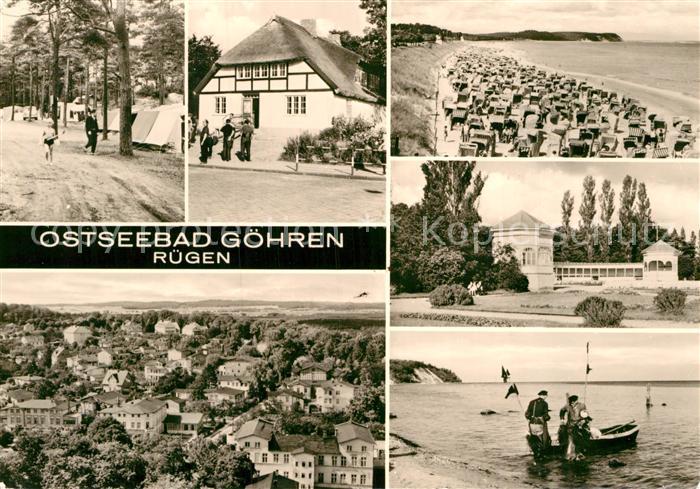 Goehren Ruegen Gesamtansicht Campingplatz Fischer am Strand