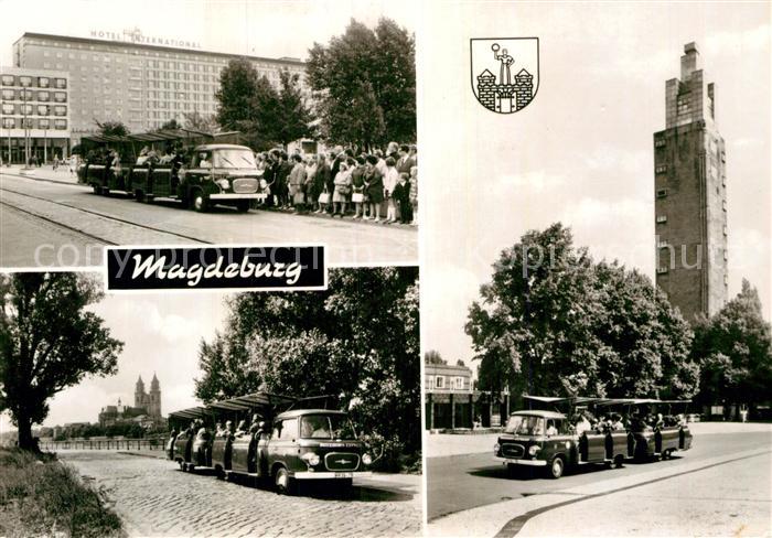 MAGDEBURG  CITY Minibusse des Kulturparkes Rotehorn Stadt- und Parkrundfahrten