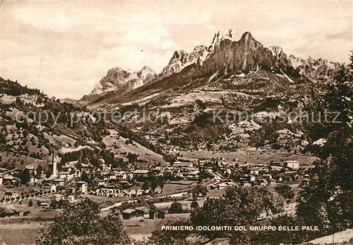 Dolomiti Valle di Primiero Col Gruppo delle Pale