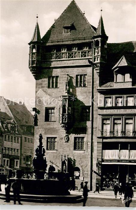 NueRNBERG  CITY Nassauerhaus und Tugendbrunnen