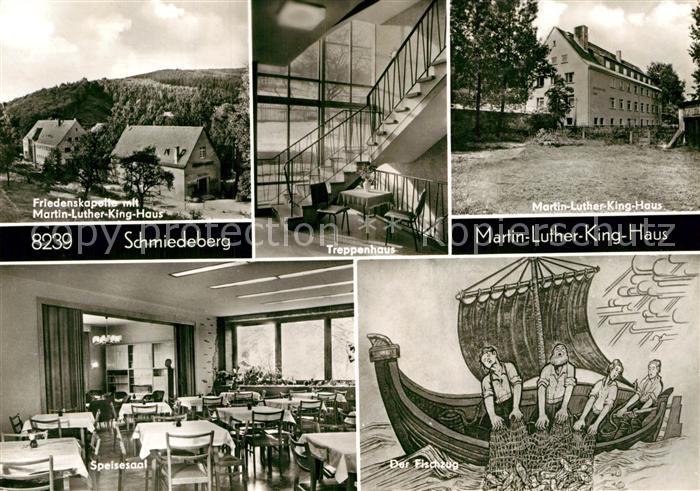 Schmiedeberg  Dippoldiswalde Friedenskapelle Martin Luther King Haus Treppenhaus