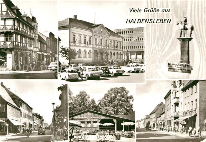 Haldensleben Teilansichten Innenstadt Denkmal
