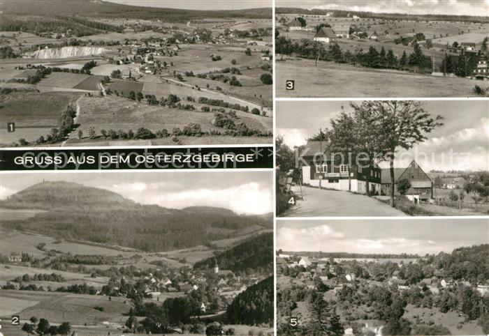 Osterzgebirge Region Altenberg Binge Kahleberg Geising Geisingberg Zinnwald Geor