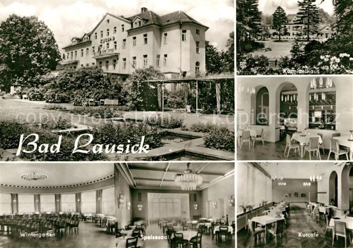 Bad Lausick Kurbad Kurmittelhaus Wintergarten Speisesaal Kurcafe