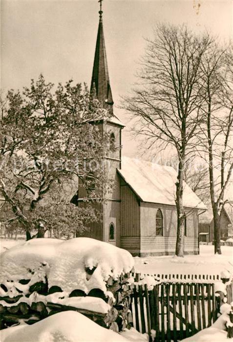 Elend Harz Die kleinste Kirche Luftkurort im Winter
