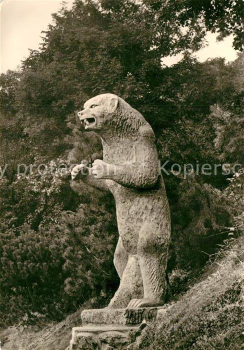 Ruebeland Harz Baer Statue