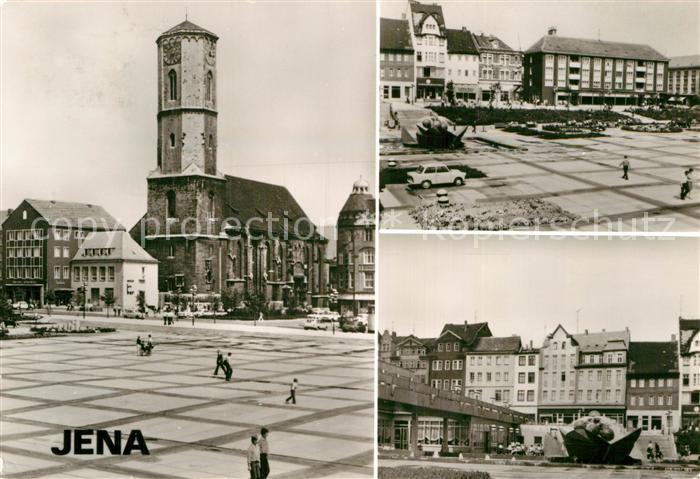 Jena Thueringen Platz der Kosmonauten Stadtkirche
