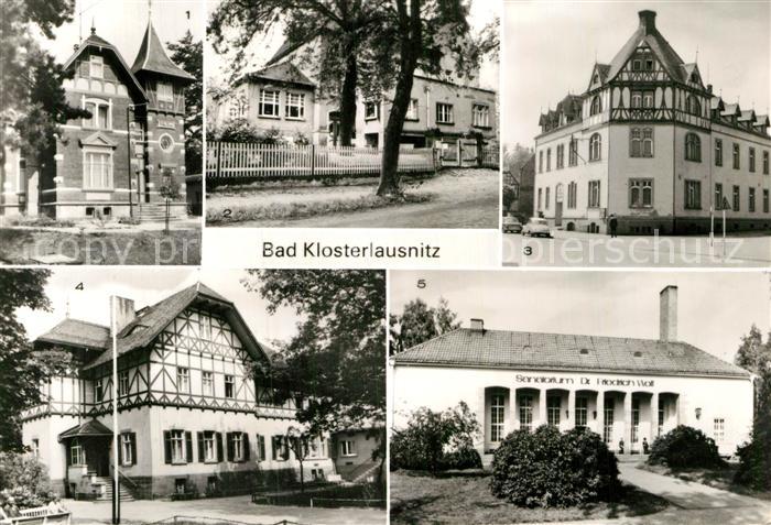 Bad Klosterlausnitz Villa Dora Kurheim Am Buchberg FDGB Erholungsheim Sanatorium