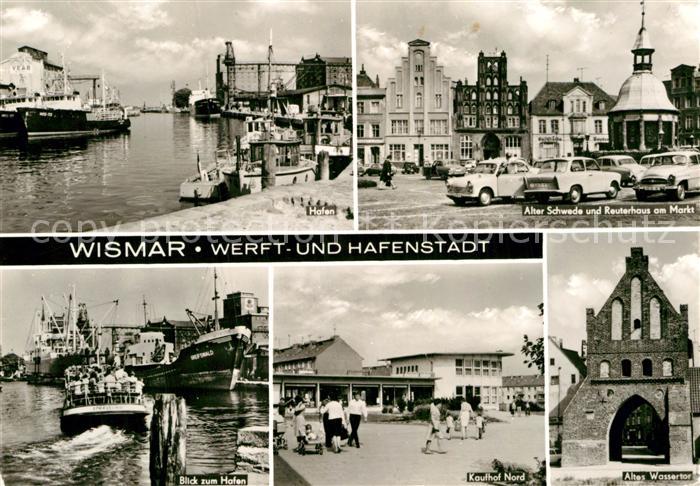 Wismar Mecklenburg Werft Hafenstadt Alter Schwede Reuterhaus Markt Kaufhof Altes