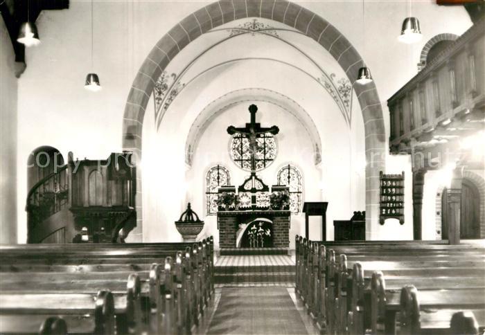 Graal-Mueritz Ostseebad Evangelische Kirche Innenansicht