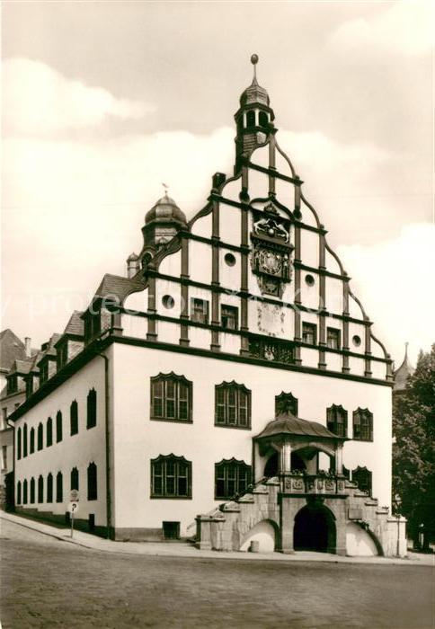 Plauen Vogtland Rathaus Historisches Gebaeude Chronik