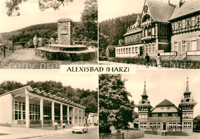 Alexisbad Harz Friedensdenkmal Hotel Linde Cafe Exquisit Gaststaette Goldene Aue