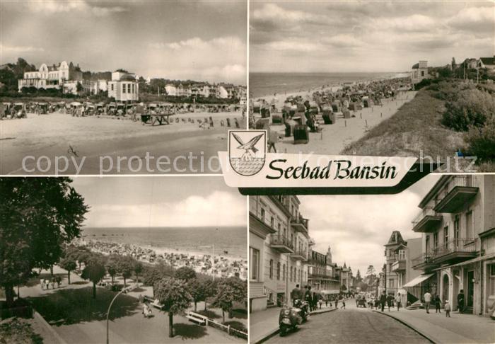 Bansin Ostseebad Strand Promenade Hauptstrasse