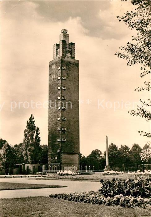 MAGDEBURG  CITY Aussichtsturm im Kulturpark Rotehorn