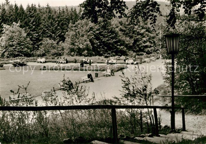 Friedrichroda Marienglashoehle Aussenanlage Park