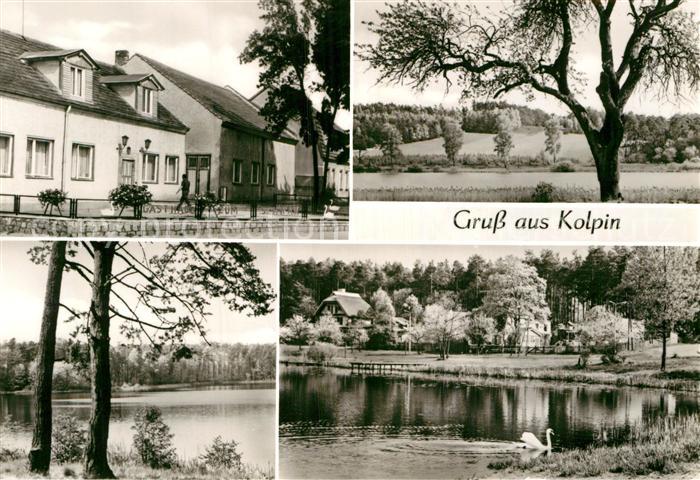 Kolpin Konsum Gaststaette Fruehlingsberge Kleiner und Grosser Kolpiner See