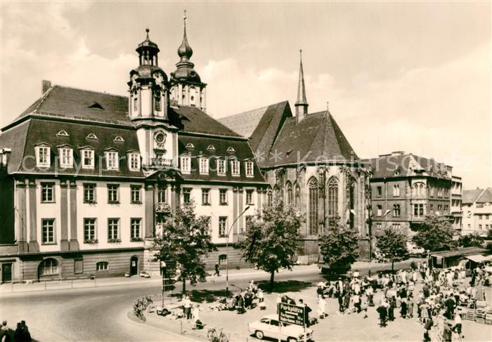 Weissenfels Saale Karl Marx Platz Kirche