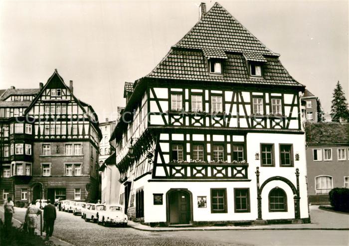 Eisenach Thueringen Lutherhaus Fachwerkhaus Historisches Gebaeude Altstadt