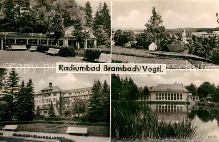 Bad Brambach Radiumquelle Kurhof Festhalle