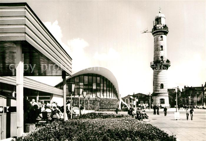 Rostock-Warnemuende Konsum-Gaststaette Teeport Leuchtturm