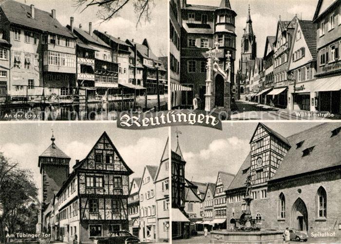 Reutlingen BW Wilhelmstrasse Spitalhof Tuebinger Tor