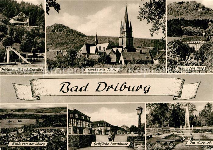 Bad Driburg Kirche Iburg Graefliche Kurhaeuser