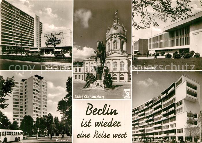 BERLIN  CITY Schloss Charlottenburg Roseneck Freie Universitaet