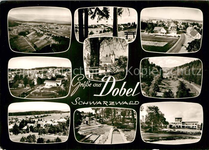 Dobel Schwarzwald Fliegeraufnahme Teilansichten