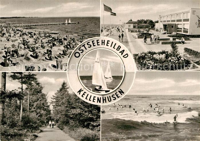 Kellenhusen Ostseebad Strand Segelboot