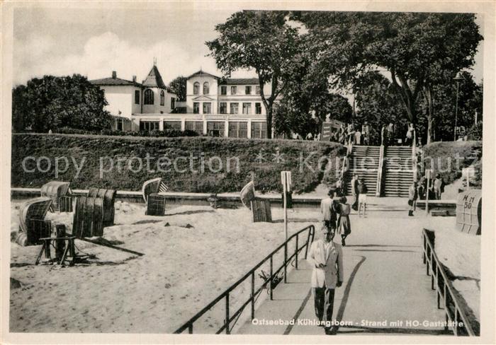 Kuehlungsborn Ostseebad Strand HO-Gaststaette