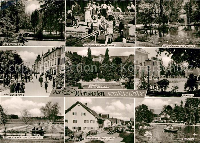 Bad Woerishofen Denkmal Kurhaus Kurpromenade