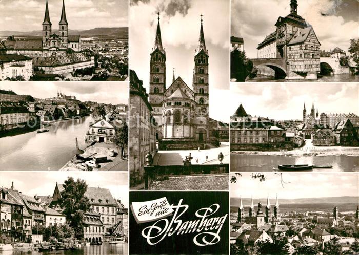 Bamberg Michelsberg Klein-Venedig Rathaus Dom