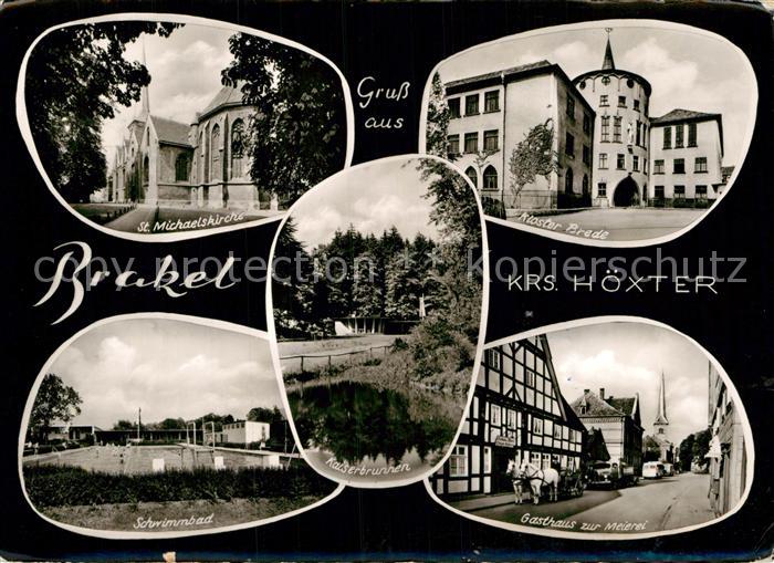 Brakel Westfalen Kloster Brede St. Michaelskirche Gasthaus zur Meierei