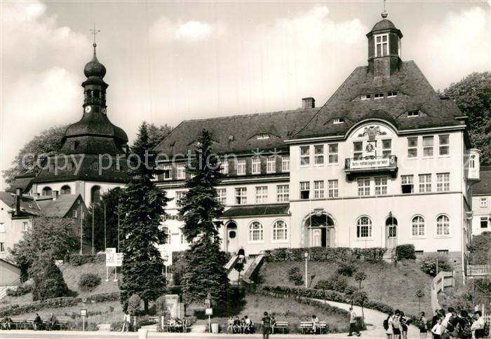 Klingenthal Vogtland Rathaus Kirche
