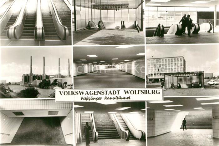 Wolfsburg Fussgaenger Kanaltunnel