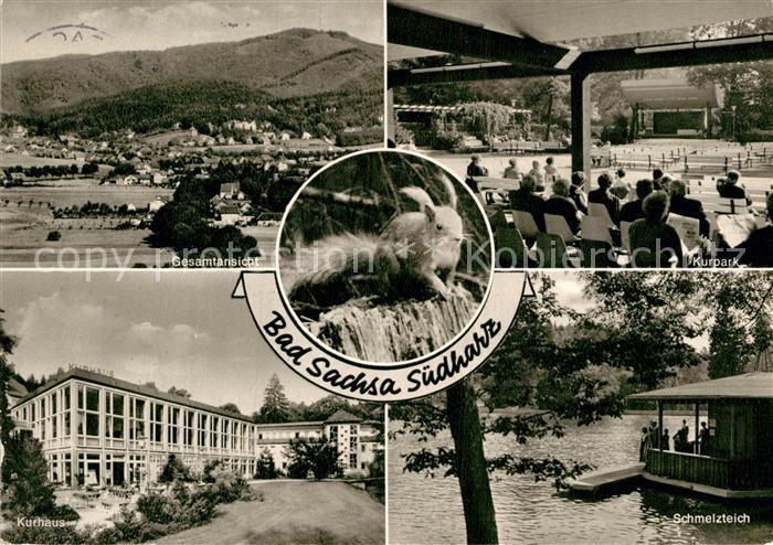 Bad Sachsa Harz Kurpark Schmelztein Kurhaus