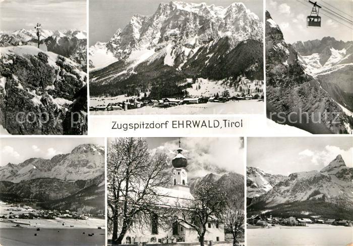 Ehrwald Tirol Kirche Luftseilbahn