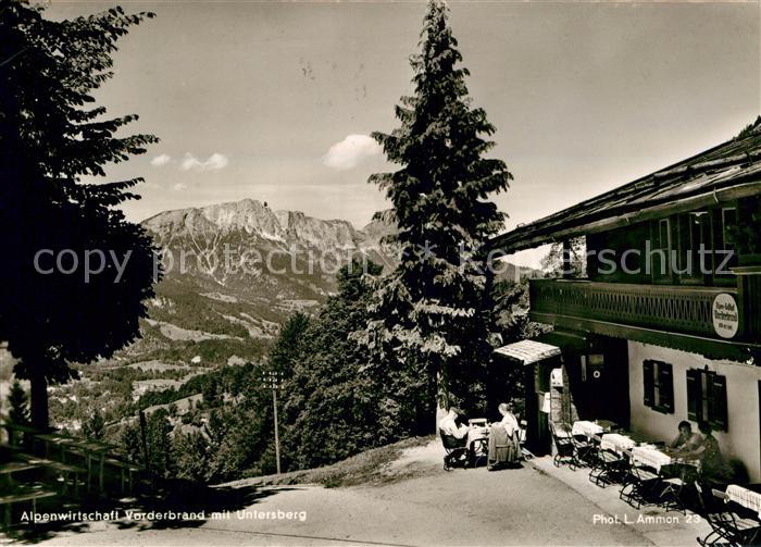 Vorderbrand Alpenwirtschaft Untersberg