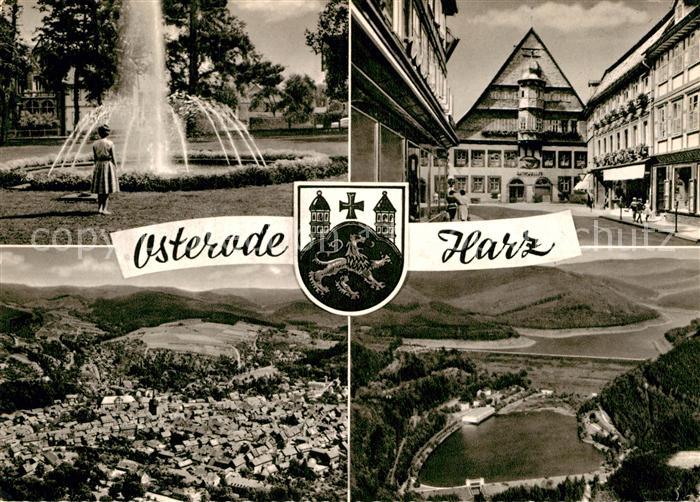 Osterode Harz Fliegeraufnahme Brunnen