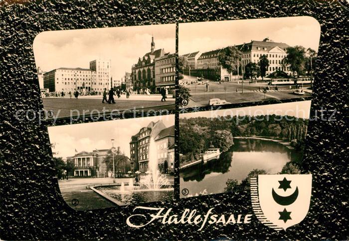 Halle Saale Marktplatz Theater