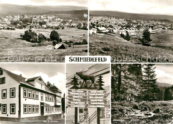 Schmiedefeld Rennsteig Bungalow-Anlage Vessertal HO-G. Henne