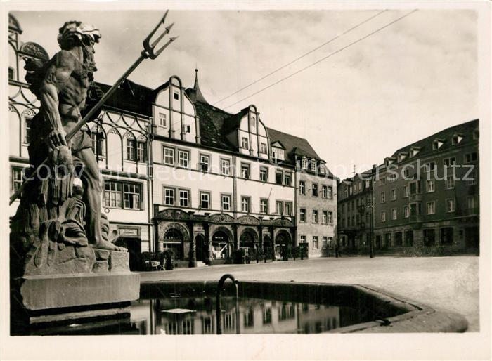 Weimar Thueringen Marktplatz Cranachhaeusern