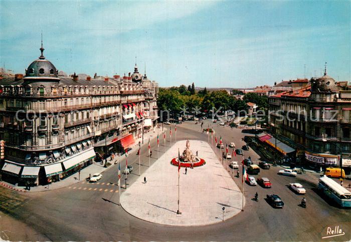 Montpellier Herault Place de la Comedie