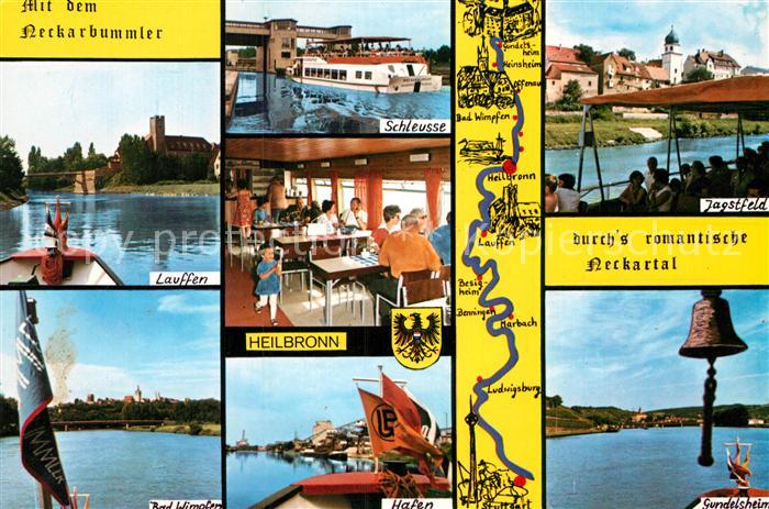 Heilbronn Neckar Neckartal Personenschiffahrt Lauffen Schleusse Jagstfeld Gundel