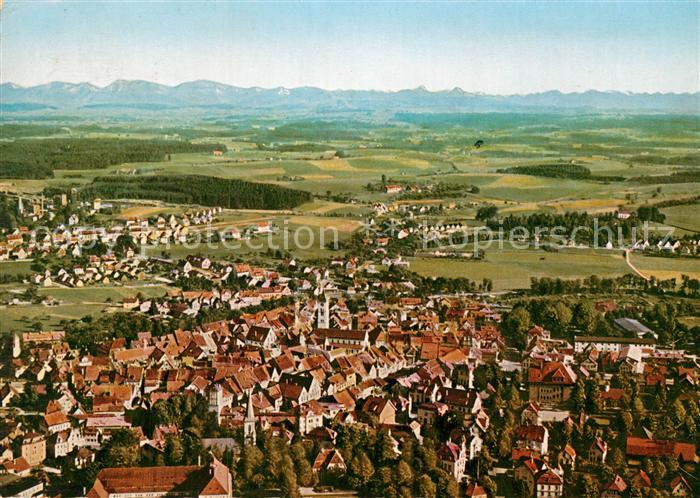 Wangen Allgaeu Fliegeraufnahme