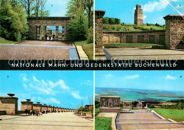 Buchenwald Weimar Mahn- und Gedenkstaette Stelenweg Ringgrab 2 Glockenturm