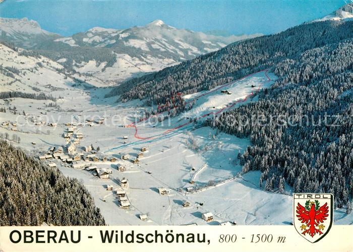Oberau Wildschoenau Tirol Fliegeraufnahme Hohe Salve