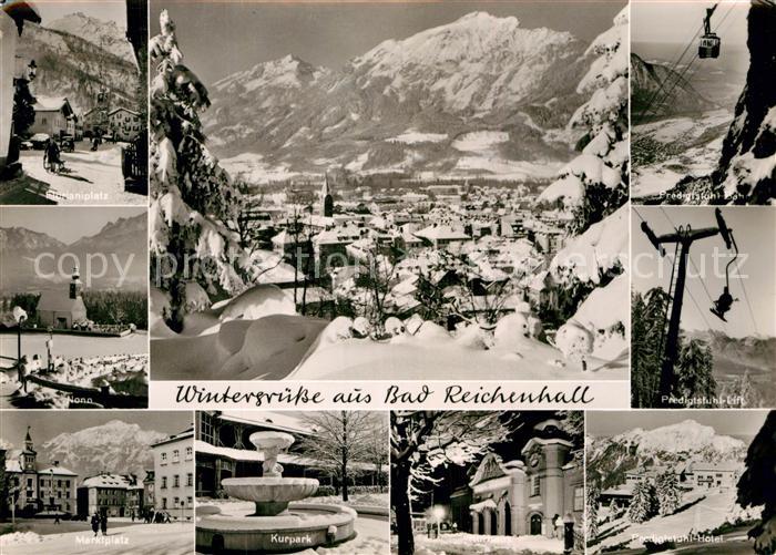 Bad Reichenhall Marktplatz Kurpark Florianplatz Predigtstuhl-Hotel