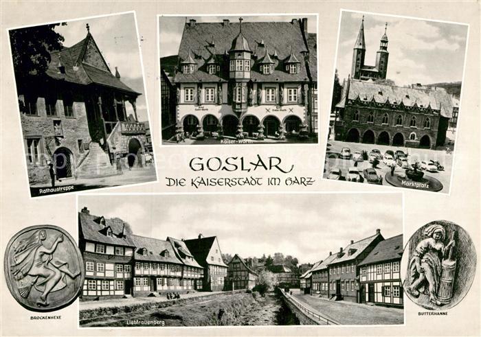 Goslar Marktplatz Kaiser-Worth Liebfrauenberg
